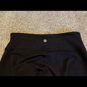 Black Lululemon Leggings Size 6